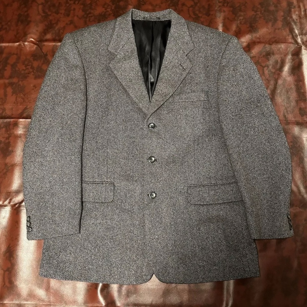 Vintage Protocol 100% Wool Coat Men 44R